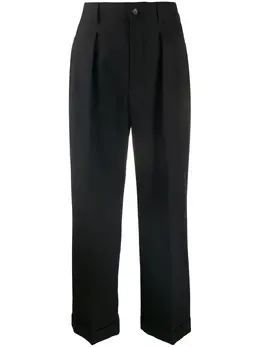 Saint Laurent: Чёрные брюки 