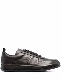 Officine Creative: Чёрные кроссовки 