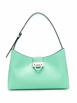 Salvatore Ferragamo: Зелёная сумка  Trifolio