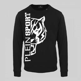 Philipp Plein: Чёрный свитшот  Tiger