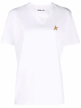Golden Goose: Белая футболка  White Star Collection