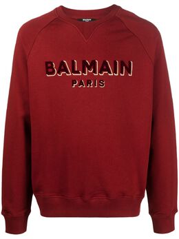 Balmain: Свитшот с принтом