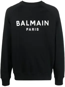 Balmain: Свитшот с принтом 