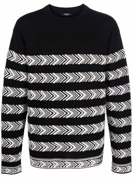 Balmain: Трикотажный свитер 