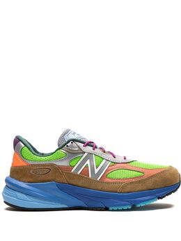 New Balance: Многоцветные кроссовки  990