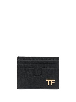 TOM FORD: Чёрный картхолдер Logo