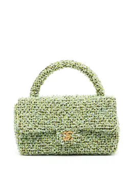 CHANEL Pre-Owned: Зелёная сумка 