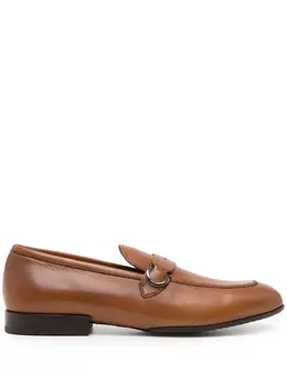 Salvatore Ferragamo: Коричневые туфли  Gancini