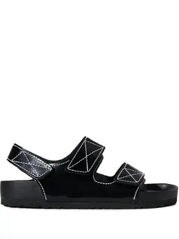 Proenza Schouler: Чёрные сандалии  Milano