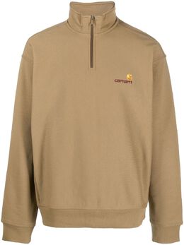 Carhartt WIP: Коричневый свитшот 