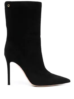 Gianvito Rossi: Чёрные ботинки 