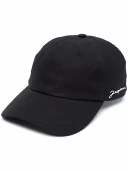 Jacquemus: Чёрная кепка La Casquette