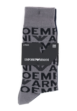 EMPORIO ARMANI Underwear: Синие носки 