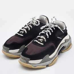 Balenciaga: Многоцветные кроссовки Triple S