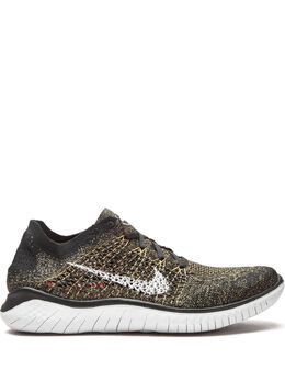 Nike: Чёрные кроссовки Free RN Flyknit 2018