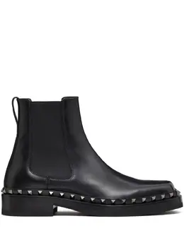 Valentino Garavani: Чёрные ботинки 
