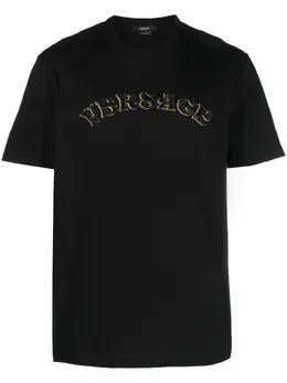 Versace: Хлопковая футболка 