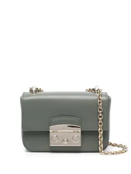 Furla: Зелёная сумка  Metropolis Mini