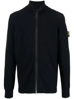 Stone Island: Синий свитер  Compass