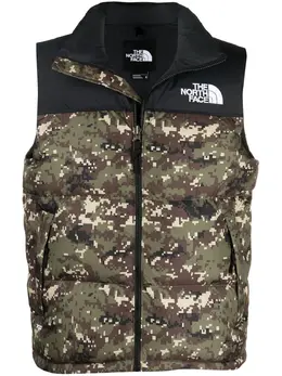 The North Face: Жилет с принтом 
