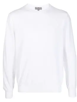 Canali: Белый свитер 