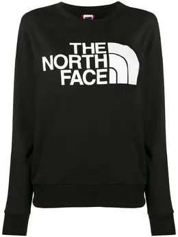 The North Face: Чёрный свитшот  Logo