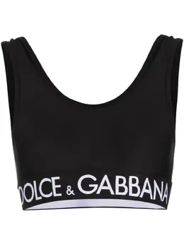 Dolce & Gabbana: Чёрный бюстгальтер 