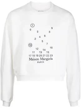 Maison Margiela: Свитшот с принтом 