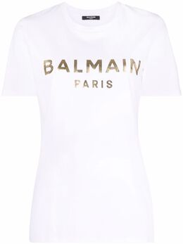 Balmain: Футболка с принтом