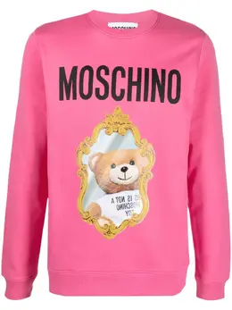 Moschino: Свитшот  Teddy Bear с принтом