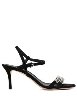 Salvatore Ferragamo: Чёрные сандалии 