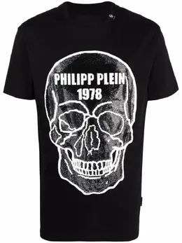 Philipp Plein: Футболка  Skull с принтом