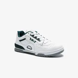 Lacoste: Белые кроссовки 