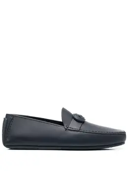 Salvatore Ferragamo: Синие мокасины 