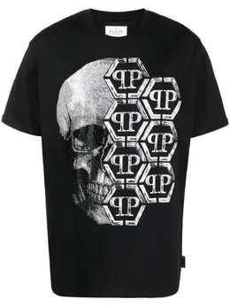 Philipp Plein: Футболка  Skull с принтом