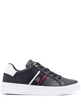 Tommy Hilfiger: Голубые кроссовки 