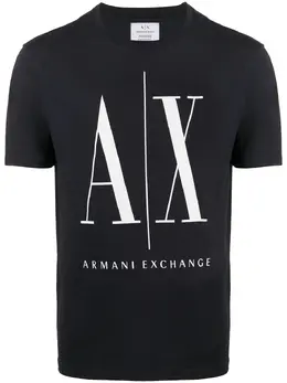 Armani Exchange: Хлопковая футболка