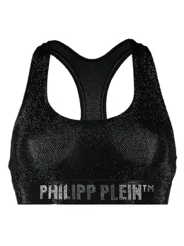 Philipp Plein: Чёрный бюстгальтер  Crystal