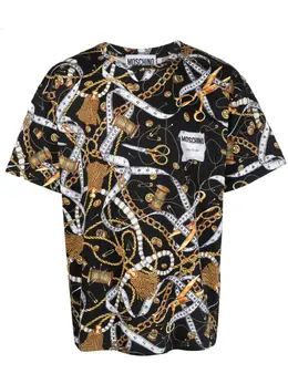 Moschino: Футболка с принтом 