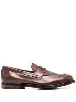 Officine Creative: Коричневые туфли 