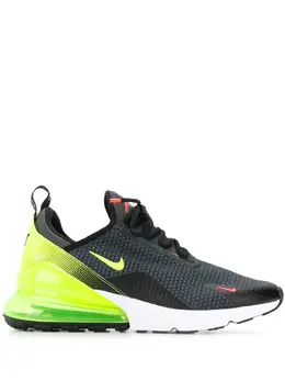 Nike: Тёмные кроссовки  Air Max 270