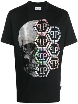 Philipp Plein: Футболка  Skull с принтом