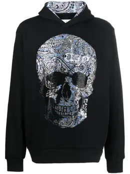 Philipp Plein: Чёрная толстовка  Skull
