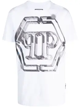 Philipp Plein: Футболка с принтом 
