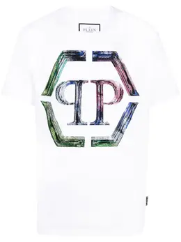 Philipp Plein: Футболка с принтом 
