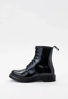 Dr. Martens: Чёрные ботинки 