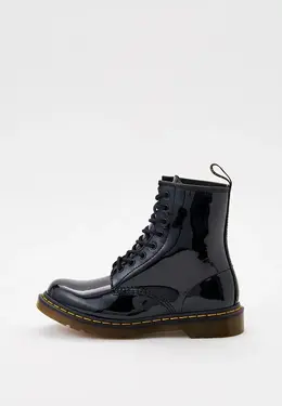 Dr. Martens: Чёрные ботинки 