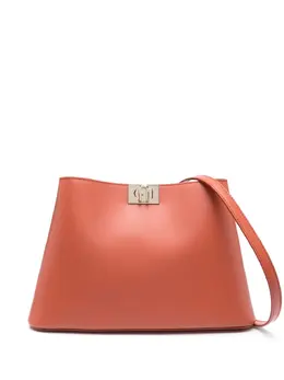 Furla: Оранжевая сумка 