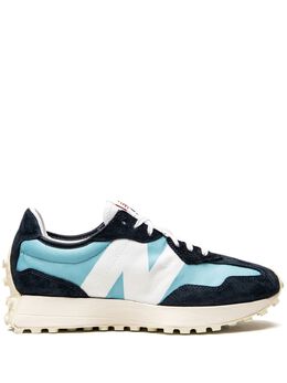 New Balance: Синие кроссовки  327
