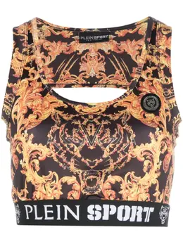 Plein Sport: Майка с принтом 